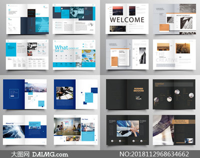 企業(yè)招商推介畫冊設(shè)計 以專業(yè)矢量素材塑造卓越企業(yè)形象